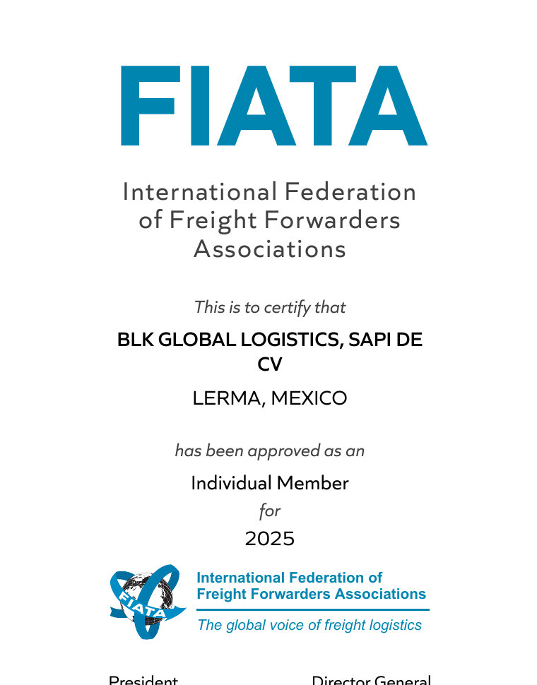 FIATA individual member certificate preview